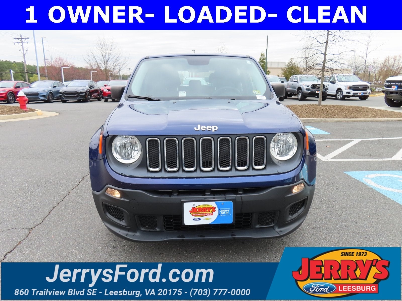 Used 2016 Jeep Renegade Sport with VIN ZACCJAAW9GPC61876 for sale in Leesburg, VA